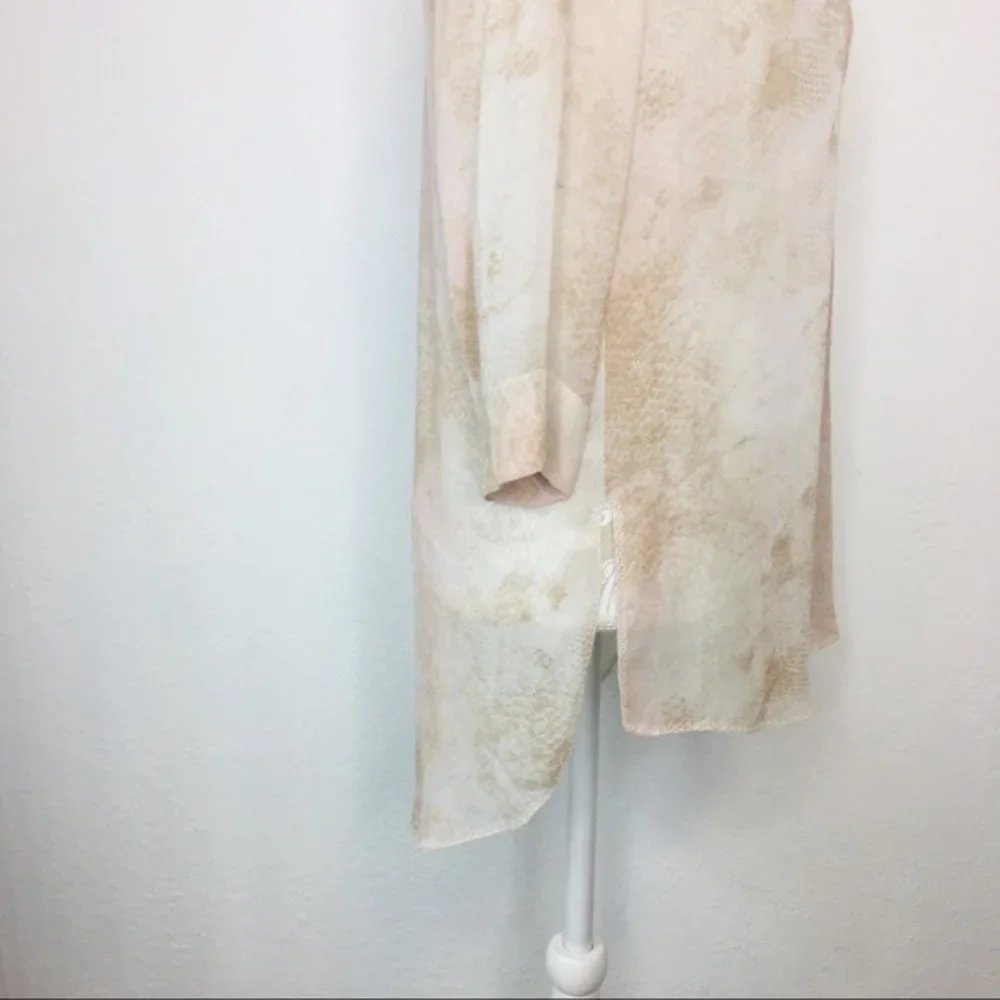 Wilfred Silk Blouse Watercolor Honey Comb SM 322 - Picture 5 of 7
